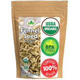 U.S. Wellness Naturals vista frontal de la bolsa de 1 lb muestra cantidad y sello orgánico