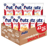 Utz bolsa frontal 1 oz mostrando el empaque práctico y crujiente