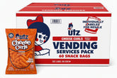 Utz paquete frontal 1 oz mostrando tamaño y marca, ideal para vending