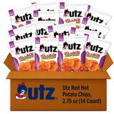 utz frontal del empaque mostrando 14 bolsas y conveniencia
