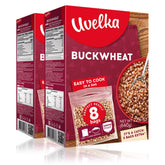 Uvelka empaque frontal del pack de 2 cajas, práctico y nutritivo