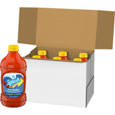 V8 Splash botella al frente mostrando etiqueta Fruit Medley y formato de 64 oz para conveniencia