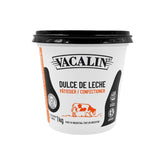 Vacalin frontal del envase de 1 kg mostrando etiqueta profesional y uso repostero