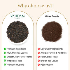 VAHDAM taza de té Darjeeling en uso mostrando color y claridad