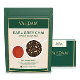 VAHDAM packaging frontal muestra frescura y aroma