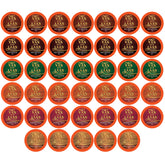 Van Der Laan Chocolate empaque frontal mostrando 40 cápsulas y variedad de sabores