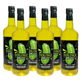 Van Holten's botella frontal del Pickleback Mixer Dill, apariencia clara y lista para usar