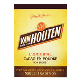 Van Houten frente del envase mostrando marca y presentación 250g, calidad gourmet