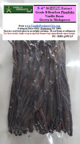 Vanilla Products USA mostrando paquetede vainas al vacío y conservación