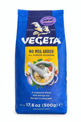Vegeta empaque frontal mostrando bolsa de 500 g y uso versátil