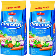 Vegeta frente del envase mostrando la marca y ventaja sin glutamato