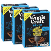 Veggiecraft Farms empaque frontal mostrando la penne y beneficios claros