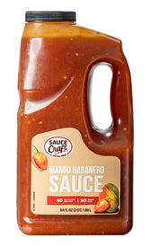 Ventura Foods botella frontal con salsa mango habanero, ideal para servicio rápido