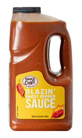 Ventura Foods Blazin' Ghost Pepper frente del envase muestra formato 0,5 galón y uso comercial