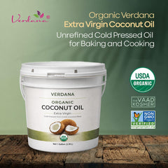 Verdana etiqueta con sello USDA Organic destacando calidad orgánica certificada