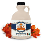 Vermont Maple Syrup botella frontal mostrando presentación y pureza