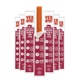Vermont Smoke & Cure empaque frontal mostrando 24 palitos ahumados, conveniencia inmediata