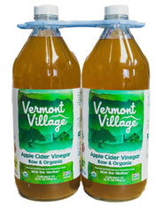 Vermont Village botella frontal mostrando etiqueta orgánica y beneficio culinario