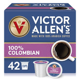 Victor Allen's frente de la caja mostrando 42 cápsulas y conveniencia