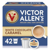 Victor Allen's frente del empaque de 42 cápsulas muestra sabor y certificaciones