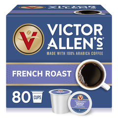 Victor Allen's frontal de la caja mostrando 80 cápsulas y ventaja de cantidad