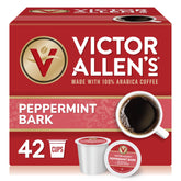 Victor Allen's frente de caja con 42 cápsulas, presentación clara y conveniente
