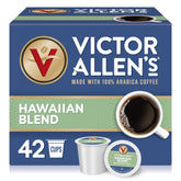 Victor Allen's frontal del envase mostrando 42 cápsulas y beneficios de conveniencia