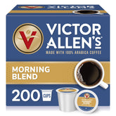 Victor Allen's Coffee empaque frontal 200 cápsulas, conveniencia diaria