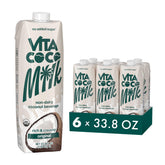 Vita Coco frente del paquete mostrando el envase y la marca, práctico para almacenar