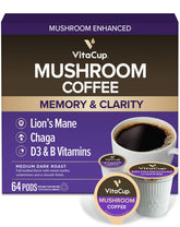 VitaCup caja 64ct vista frontal mostrando el empaque y conteo