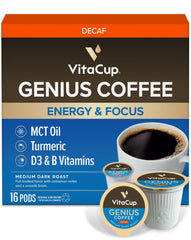 VitaCup frontal del empaque mostrando cápsulas y beneficios visibles
