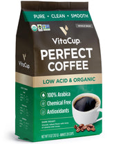 VitaCup frente del empaque mostrando sello orgánico y beneficios