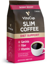 VitaCup Slim frente del empaque con diseño y tamaño 11oz, presentación atractiva