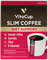 VitaCup sobre frontal mostrando empaque y conveniencia