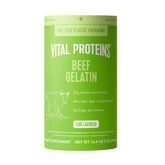 Vital Proteins envase frontal mostrando gelatina de res, ideal para repostería