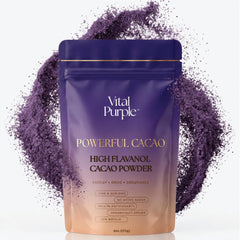 Vital Purple frasco frontal mostrando etiqueta y beneficios