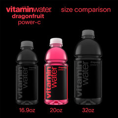 vitaminwater etiqueta nutricional mostrando vitaminas incluidas