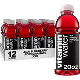 vitaminwater frente pack mostrando 12 botellas y conveniencia de compra