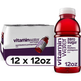 vitaminwater imagen frontal del envase mostrando el sabor y beneficios