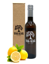 Viva Oliva botella frontal mostrando el líquido claro y atractivo, ideal para aderezos