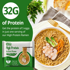 VOLO VERO ramen preparado en cuenco listo para consumir con guarnición fresca