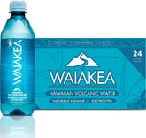 Waiakea botella frontal 500 ml mostrando diseño y beneficio sostenible