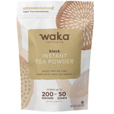 Waka Coffee frente del empaque mostrando bolsa resellable y ventaja de preparación rápida