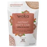 Waka Coffee frente del paquete mostrando diseño y tamaño, conveniencia