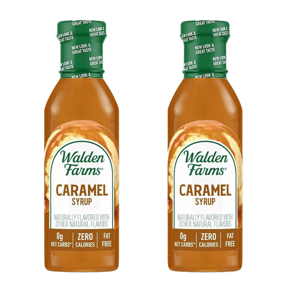 Walden Farms botella frontal mostrando etiqueta y beneficio sin calorías