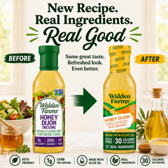 Walden Farms glaseado de salmón con Honey Dijon aportando brillo y sabor
