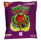 Walkers MEGA Monster Munch frontal mostrando el diseño y atractivo de la bolsa