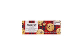 Walker's shortbread frente del empaque mostrando presentación elegante y frescura