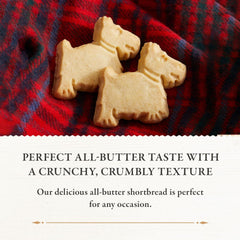 Walkers textura interior de shortbread mostrando migas suaves