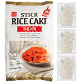 Wang embalaje frontal mostrando tteok listos para cocinar y conveniencia